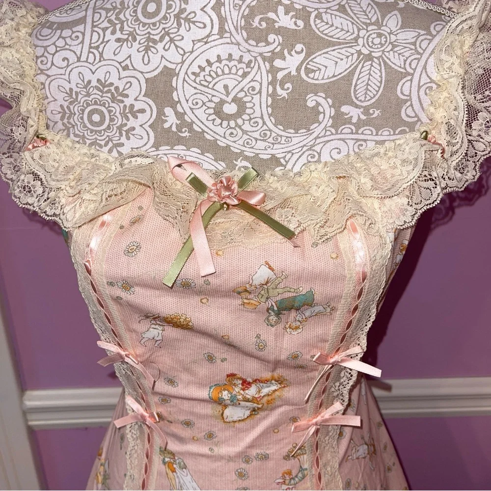 Lacemade daisy kite dress fairycore cottage kawaii fairy floral Lolita - Picture 9 of 12